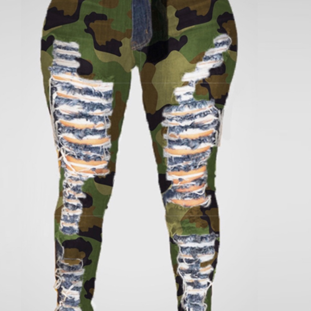 Printed jeans - Picture 2 of 4